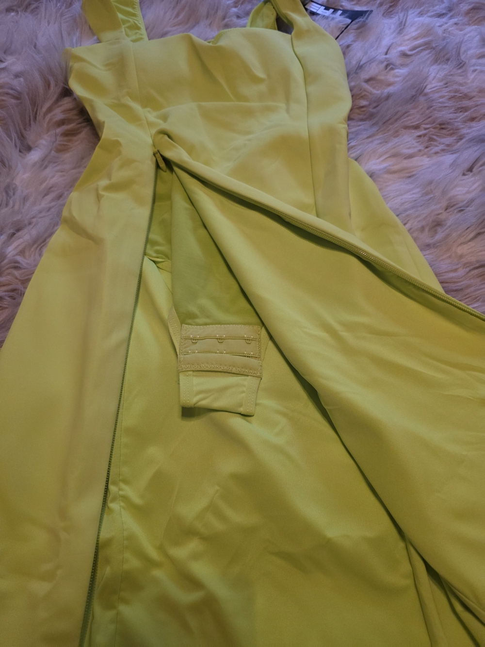 Ta3 Squarey Pencil Dress In Acid - Picture 2 of 6